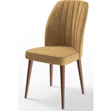 Canisa Concept Canisa Etra Serisi Gürgen Ayaklı Sandalye, Ayaklar Ceviz