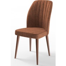 Canisa Concept Canisa Etra Serisi Gürgen Ayaklı Sandalye, Ayaklar Ceviz