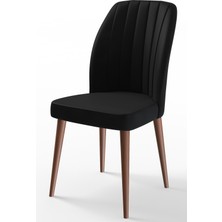 Canisa Concept Canisa Etra Serisi Gürgen Ayaklı Sandalye, Ayaklar Ceviz