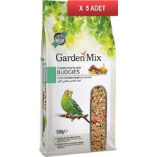 Garden Mix  Platin Meyveli Muhabbet Kuşu Yemi 500 Gram 5'li