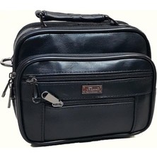 Sanalbolluk Çelik Kasalı Erkek Deri El Çanta-Mini Boy