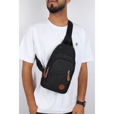 Bagacar 3475 Çapraz Göğüs Body Bag ve Sırt Çantası Siyah