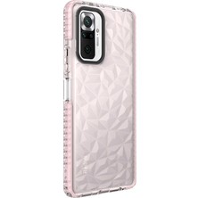 MobaxAksesuar Xiaomi Redmi Note 10 Pro Kılıf Bumper Şeffaf Buzlu Kapak