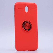 MobaxAksesuar Samsung Galaxy J730 Pro Kılıf Yüzüklü Magnetli Ravel Case