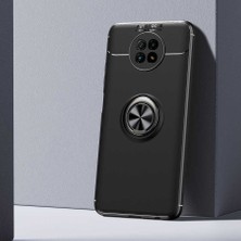 MobaxAksesuar Xiaomi Redmi Note 9 5g Kılıf Yüzüklü Magnetli Ravel Case