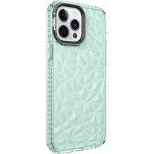MobaxAksesuar Apple iPhone 13 Pro Max Kılıf Bumper Şeffaf Buzlu Kapak