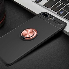 MobaxAksesuar Apple iPhone 7 Plus Kılıf Yüzüklü Magnetli Ravel Case
