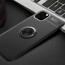 MobaxAksesuar Apple iPhone 11 Pro Kılıf Yüzüklü Magnetli Ravel Case