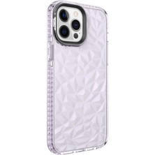 MobaxAksesuar Apple iPhone 13 Pro Max Kılıf Bumper Şeffaf Buzlu Kapak