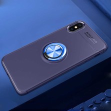 MobaxAksesuar Apple iPhone x Kılıf Yüzüklü Magnetli Ravel Case