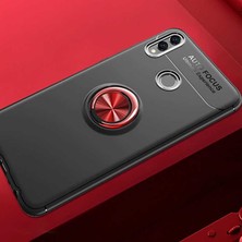 MobaxAksesuar Huawei Honor 8c Kılıf Yüzüklü Magnetli Ravel Case