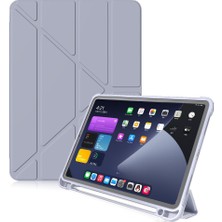 MobaxAksesuar Apple iPad 8. Nesil 10.2 Kılıf Kalem Bölmeli Trifolding Case A2270 A2428 A2429 A2430