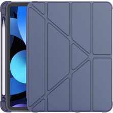 MobaxAksesuar Samsung Galaxy Tab S7 T870 T875 T877 Kılıf Kalem Bölmeli Trifolding Case