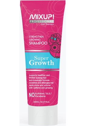 Mixup Super Growth Yavaş Uzayan Saçlara Özel Şampuan 250 ml
