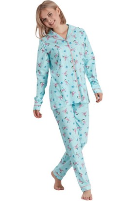 Woolnat Queen Pamuklu Kız Çocuk Pijama Takımı
