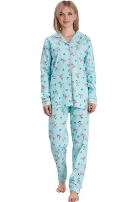 Woolnat Queen Pamuklu Kız Çocuk Pijama Takımı