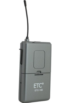 ETC-100 Yedek Yaka Telsiz Mikrofon
