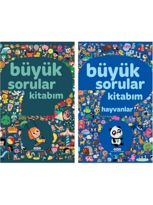 Büyük Sorular Kitabım + Büyük Sorular Kitabım Hayvanlar | 2 Kitap Set (Ciltli)
