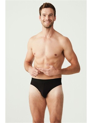 U.S. Polo Assn. 80177 Erkek 3'lü Slip-Siyah