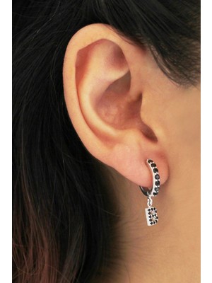 Lieza Jewelry Gümüş Harf Küpe