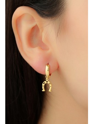 Lieza Jewelry Gümüş At Nalı Küpe