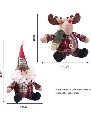 Bdz Mall Noel Bebek Peluş Santa Gnome Bunny Için Figürine (Yurt Dışından)