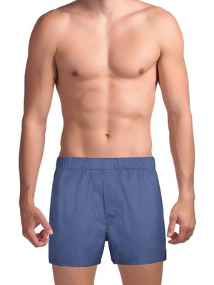 The Don Açık Mavi Exclusive Yırtmaçlı Erkek Boxer