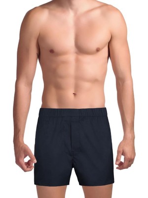 The Don Mat Lacivert Exclusive Yırtmaçlı Erkek Boxer