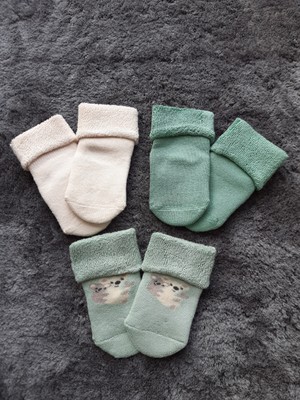 Trend Republic Yeşil Kualalı Bebe Çorap