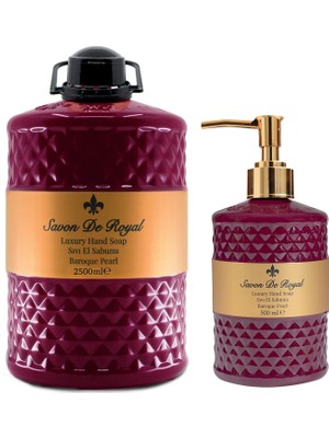 Savon De Royal Luxury Vegan Sıvı Sabun Baroque Pearl 2.5 lt & 500 ml