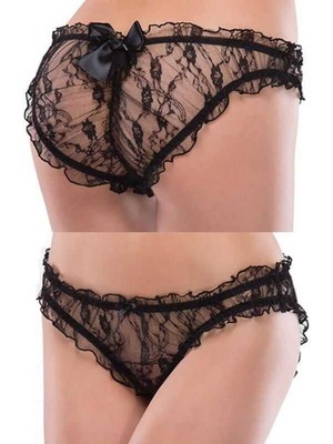 Merry See Transparan Seksi Dantel Külot MS7637