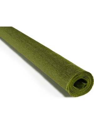 Roco Paper Co. İtalyan Krapon Kağıdı No:366 - Zeytin Yeşil - Green Olive 90 gr. 50X150 cm