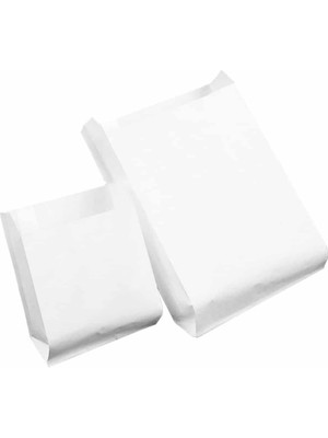 Gizpak Kese Kağıdı Cips Kese Baskısız 10x12x4cm