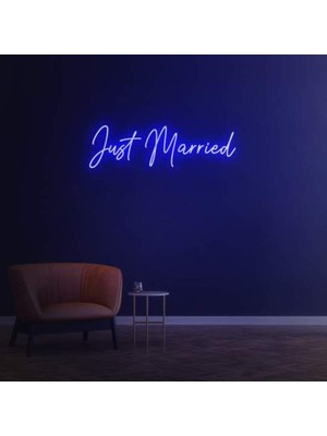Honey Concept Just Marrıed Neon Duvar Yazısı Dekoratif Duvar Aydinlatmasi Gece Lambası