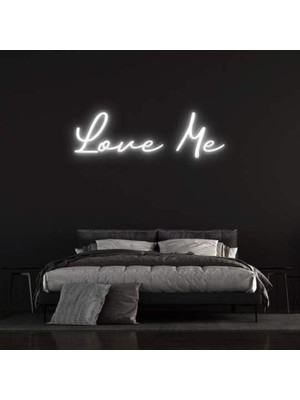 Honey Concept Love Me Neon Duvar Yazısı Dekoratif Duvar Aydinlatmasi Gece Lambası