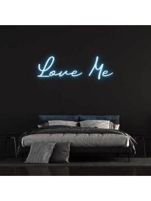 Honey Concept Love Me Neon Duvar Yazısı Dekoratif Duvar Aydinlatmasi Gece Lambası