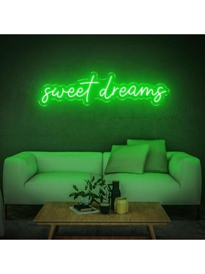 Honey Concept Sweet Dream Neon Duvar Yazısı Dekoratif Duvar Aydinlatmasi Gece Lambası