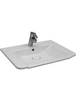 Serel Diagonal Tezgah Üstü/Duvara Monte 85 Cm Lavabo DG35TDS110H