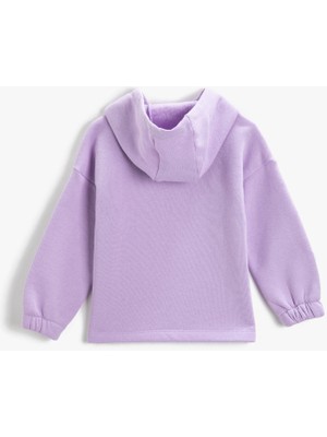 Koton Kız Çocuk Lol Lisanslı Baskılı Kapüşonlu Sweatshirt