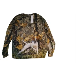 Pointer Desenli Uzun Kollu Sweatshirt - S