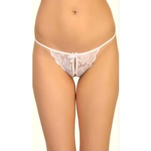 Asist Secret Magic ASM0047 Bayan Beyaz Dantel Özel Bölgesi Açık String