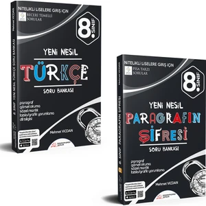 Paragrafın Şifresi Yayınları 8.Sınıf Nesil Türkçe + Paragraf Soru Seti 2022