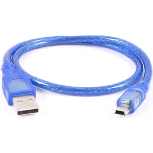 USB 2.0 To Mini USB 5 Pin Şarj ve Data Kablosu 1 M