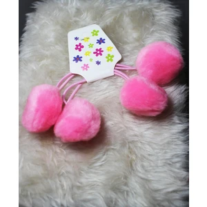 2'li Ponponlu Toka Beyaz