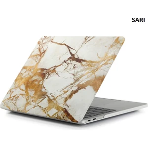 Apple Macbook Pro 15 2016 A1707 Mermer Desenli Kılıf Kapak