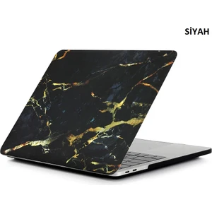 Apple Macbook Pro 15 2016 A1707 Mermer Desenli Kılıf Kapak