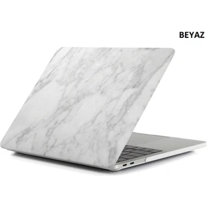 Apple Macbook Pro 15 2016 A1707 Mermer Desenli Kılıf Kapak