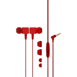 Mıknatıslı Mikrofonlu Stereo Kulaklık - Kırmızı
