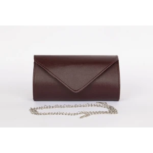 Efnan Store Bordo Çizgi Desen Abiye Çanta