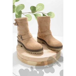 Bej Süet  Kadın Bot & Bootie K025385500